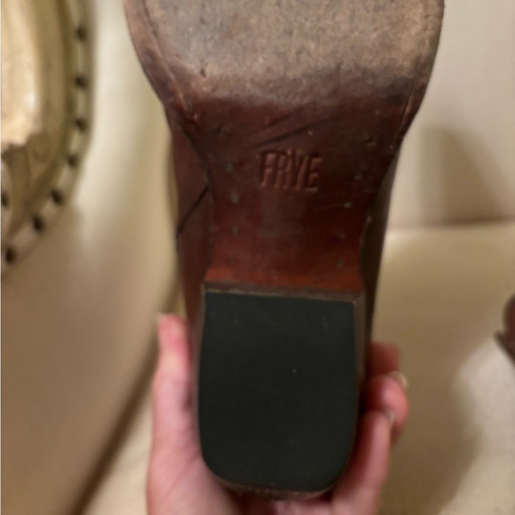 Frye brown western ankle boots/booties - Picture 10 of 10